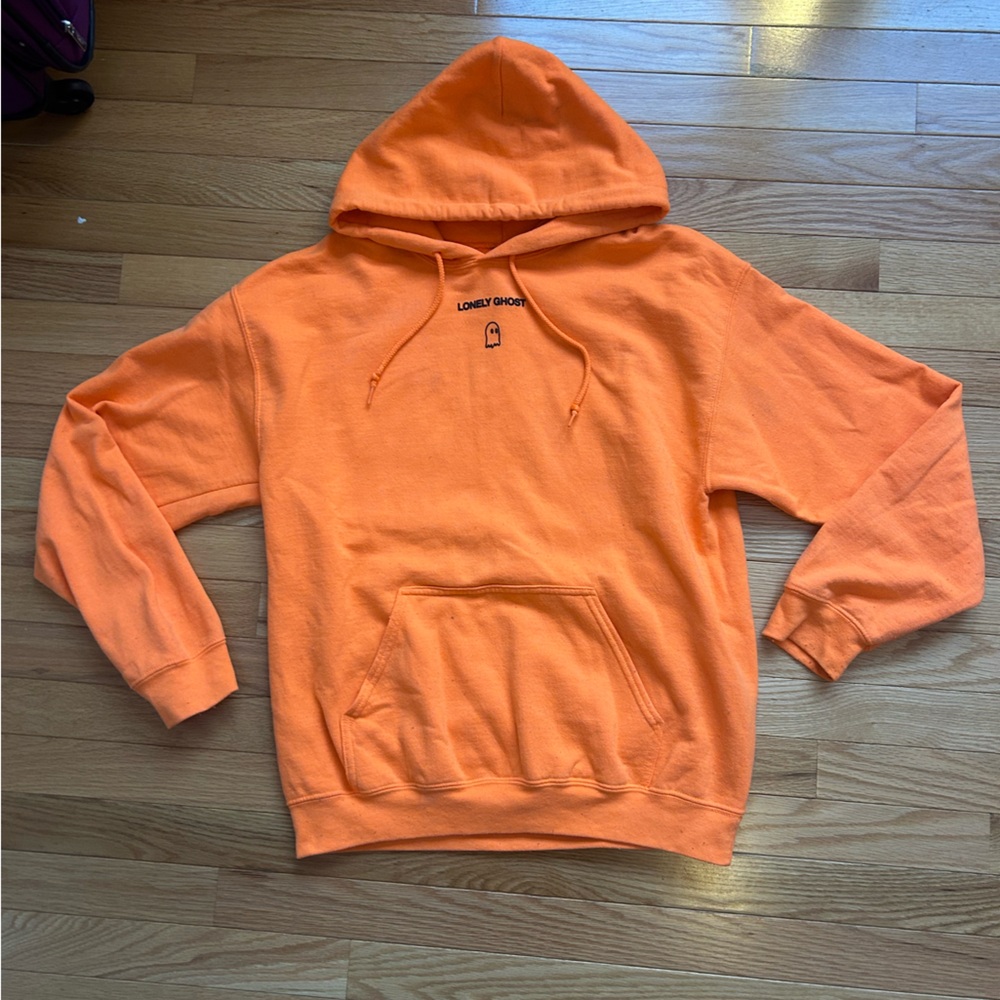Orange LONELY GHOST Hoodie